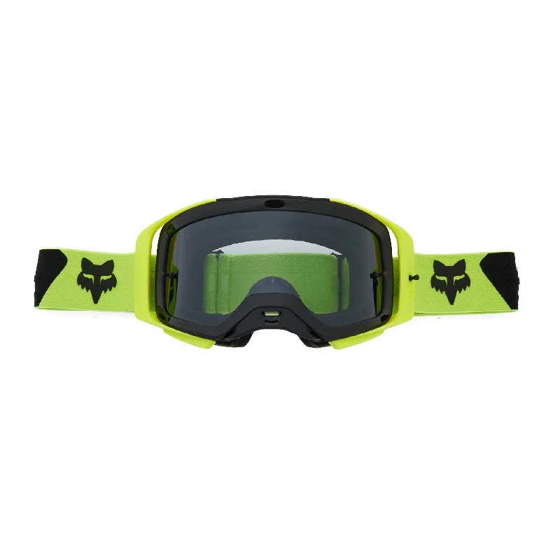 bicycle gear impact-FOX 2024 AIRSPACE CORE GOGGLES - SMOKE (FLO YELLOW)