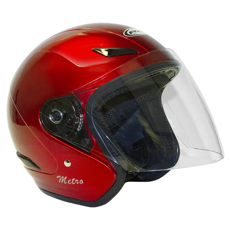 bicycle cleat adaptation-RXT METRO HELMET - CANDY RED