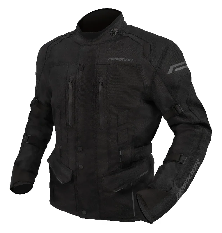 bicycle tire noise-DRIRIDER COMPASS 4 JACKET - BLACK/DARK GREY