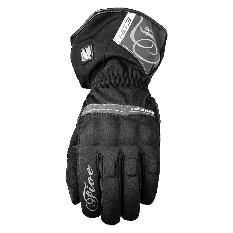 bicycle tool traction-FIVE HG-3 LADIES HEATED WINTER GLOVES - BLACK