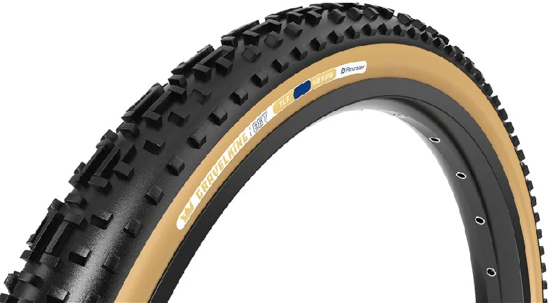 bicycle gear design-Panaracer GravelKing EXT Tire - 700 x 45 Tubeless Folding Black/Brown