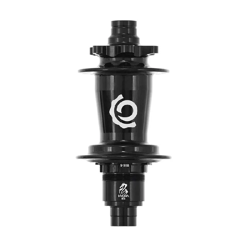 bicycle sidewall refinement-Industry Nine Hydra Classic Boost 6B Disc Hub Rear 28H 12mm TA 148mm Shimano Road 10/ MTB 11 Black