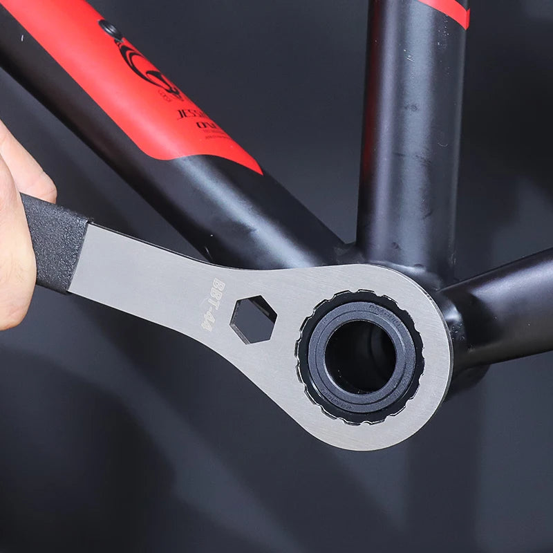 bicycle tire sound-Lebycle MTB Road Bike Stainless steel Bottom Bracket Wrench Bicycle Bottom diameter 39/40.5/44/46/50MM BB Removal Tool Wrench