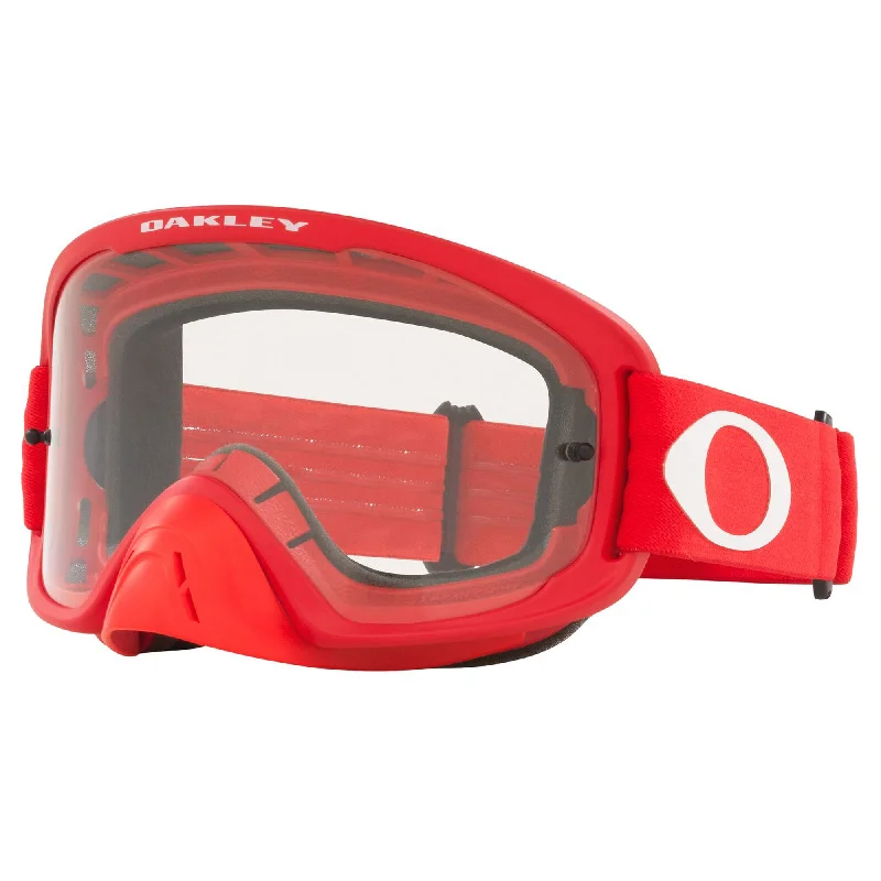 bicycle rust modification-OAKLEY O-FRAME 2.0 PRO GOGGLES - MOTO RED (CLEAR)