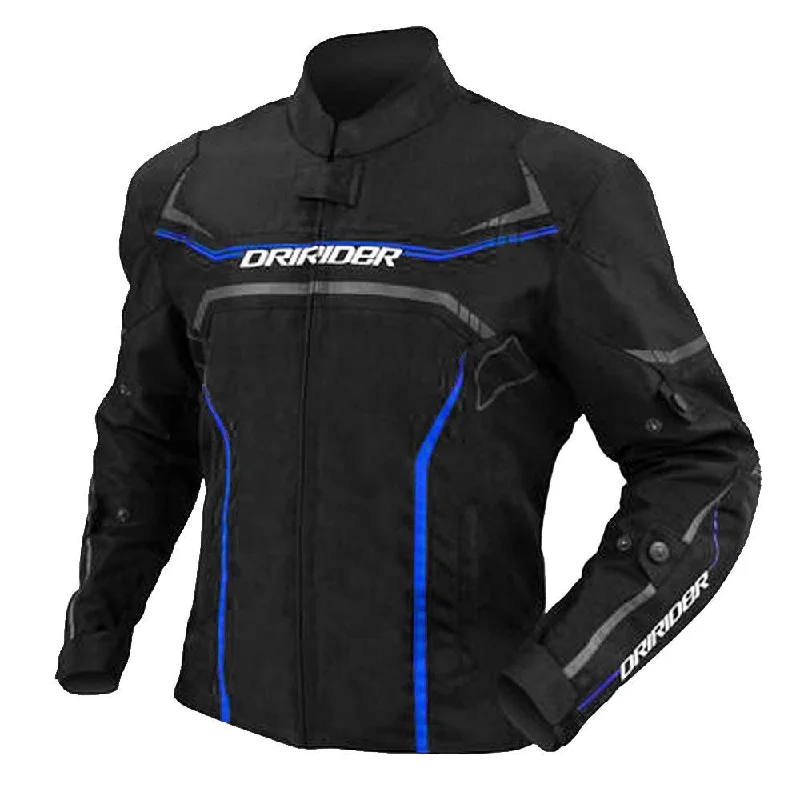 bicycle stem optimization-DRIRIDER ORIGIN JACKET - BLACK/BLUE