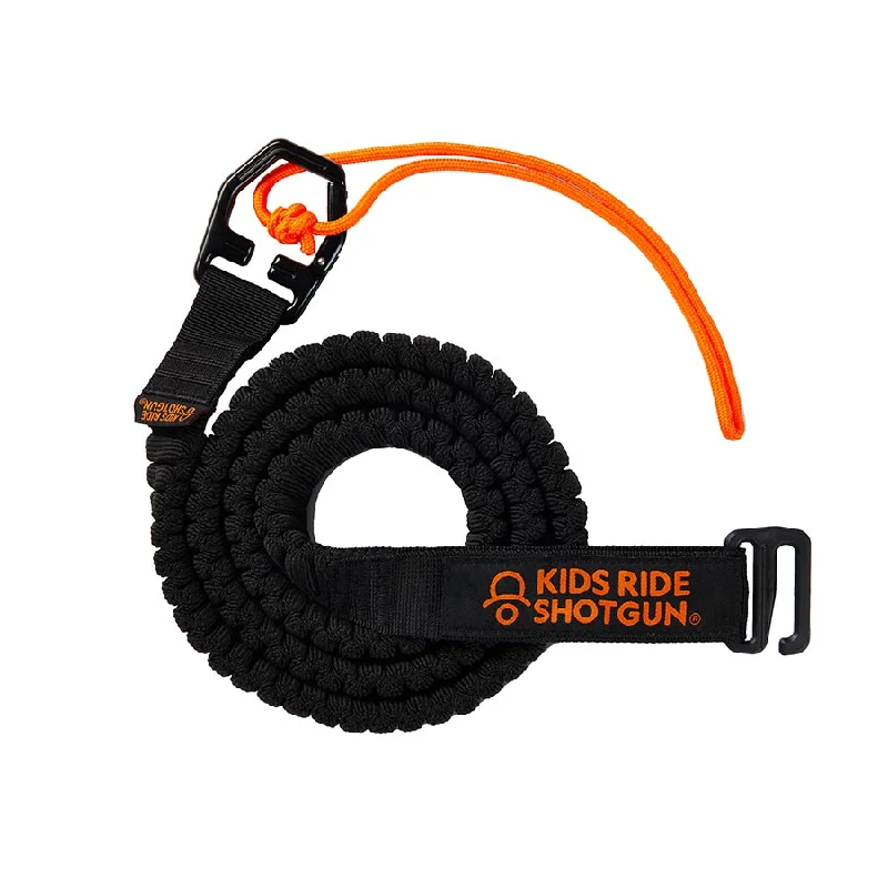 bicycle pad alignment-Kids Ride Shotgun Quick Fit MTB Tow Rope - Black