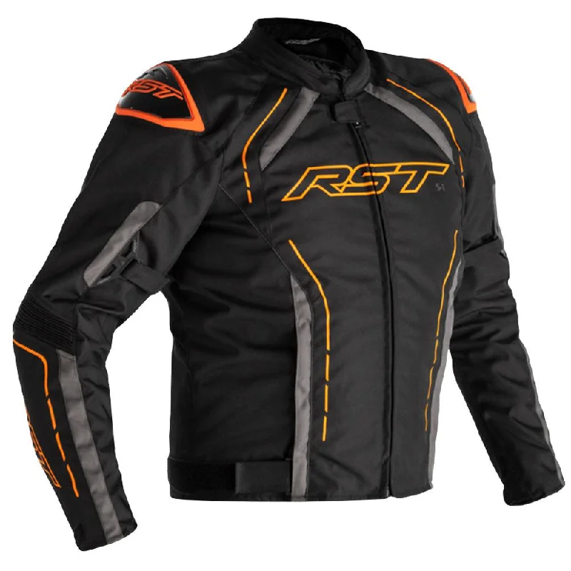 bicycle stem tuning-RST S1 SPORT WP JACKET - BLACK/FLUO ORANGE