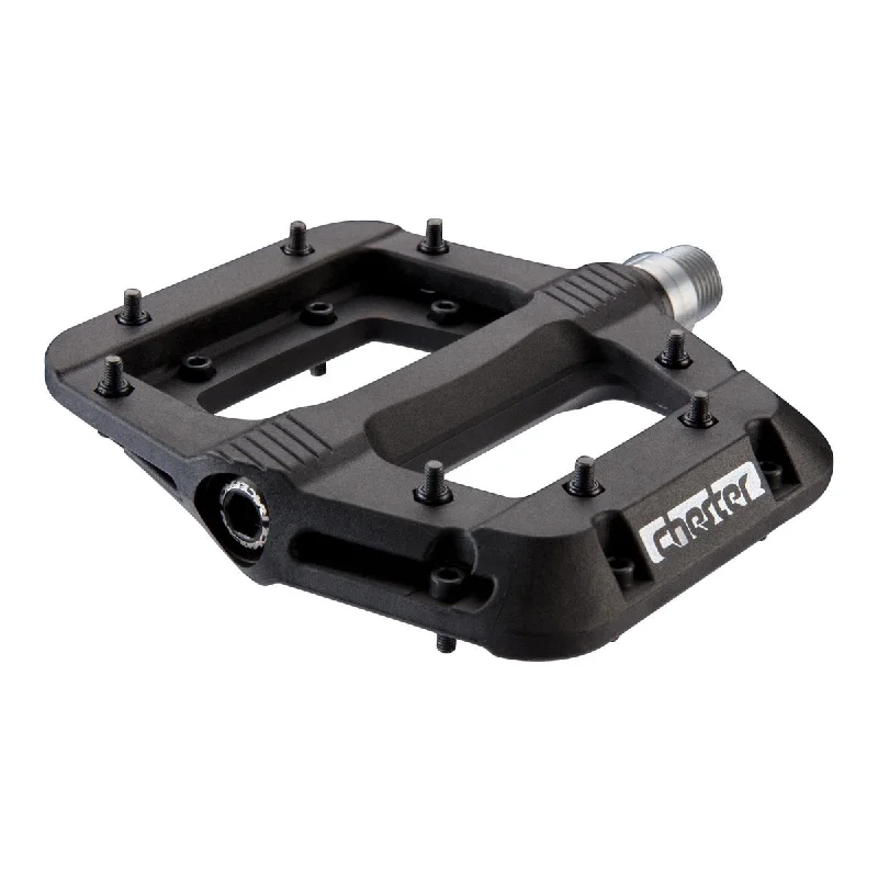 bicycle cleat customization-Race Face Chester Pedals Black