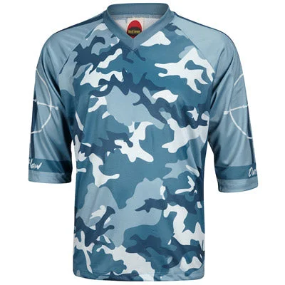 bicycle brake grip-Wrldjry Outlaw Camo Blue Mtb Md Mens Mtb Outlaw Camo Blue Jersey  Apparel