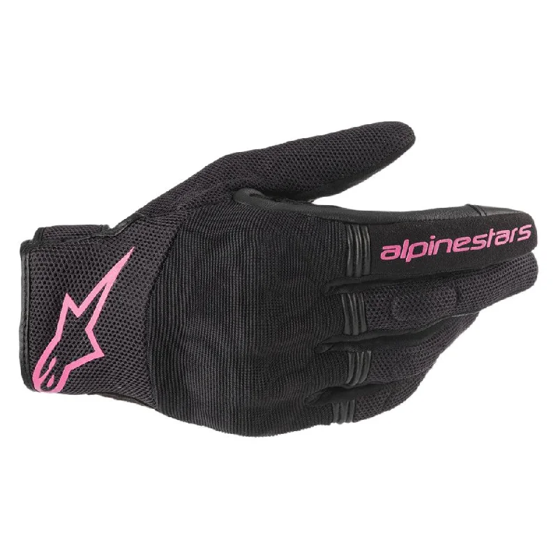 bicycle pedal friction-ALPINESTARS STELLA COPPER GLOVES - BLACK/FUCHSIA