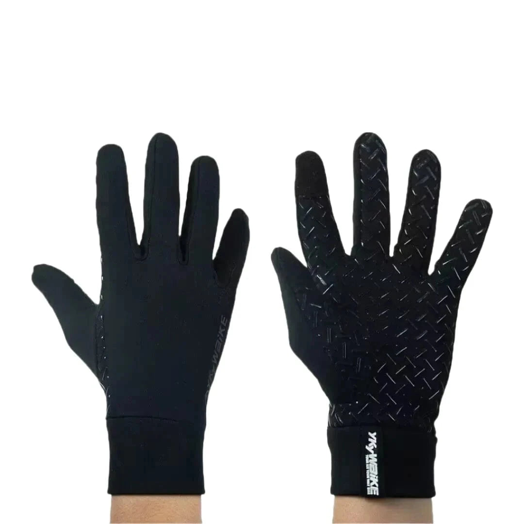 bicycle paint precision-Winter Cycling Gloves Men Women Touch Screen Padded Bike Glove Water Resistant Windproof Warm AntiSlip Elastic Running