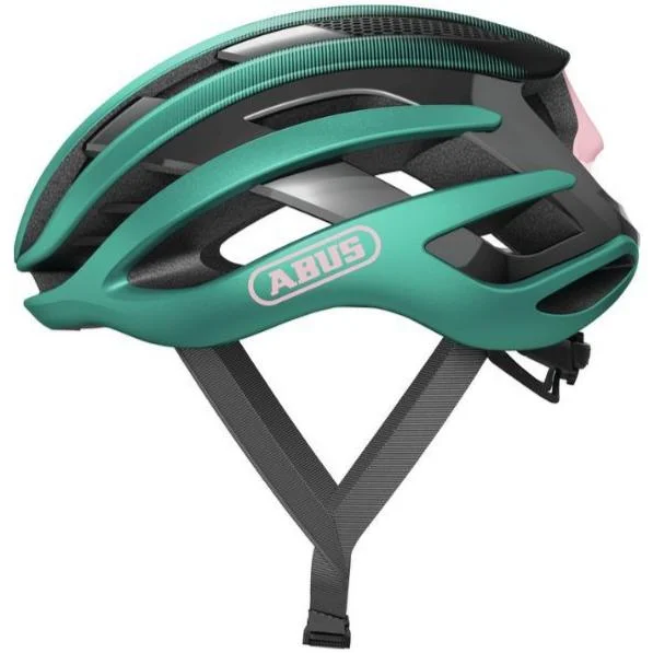 bicycle sidewall traction-Casco Abus Airbreaker - Tropical turquoise