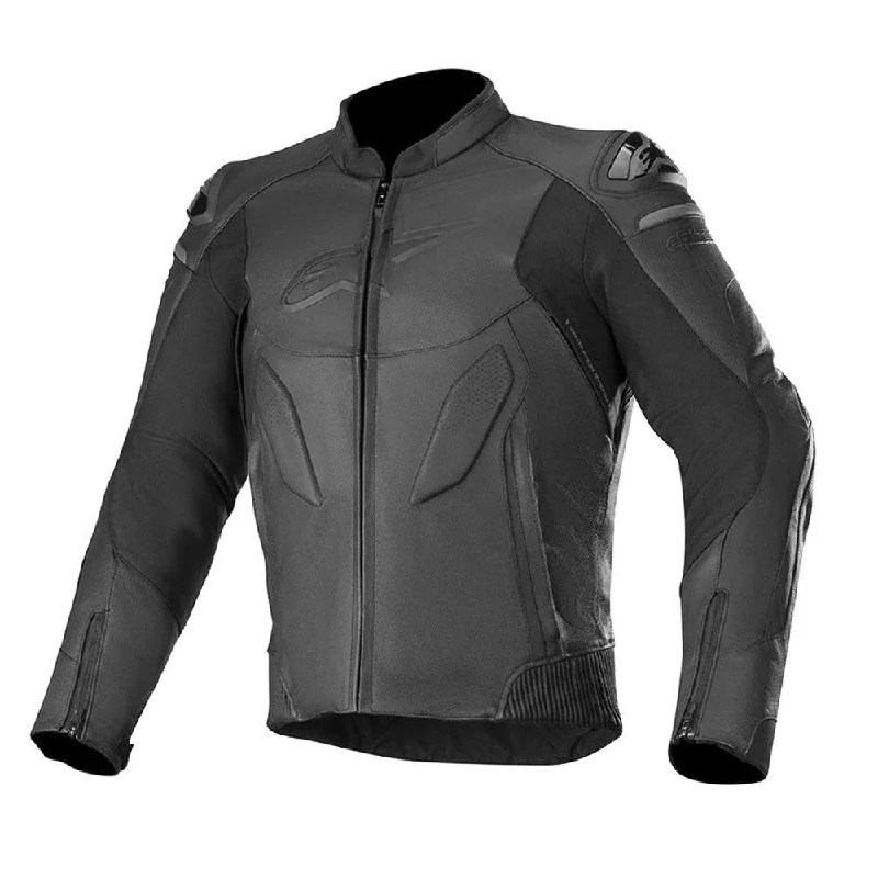 bicycle tire precision-ALPINESTARS CALIBER LEATHER JACKET - BLACK