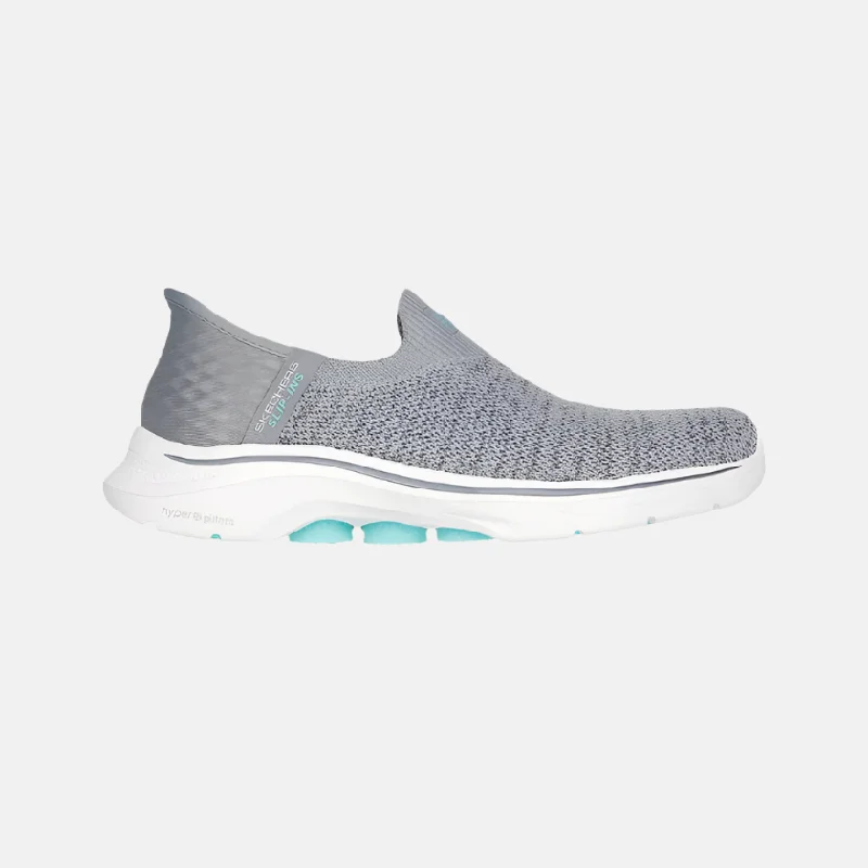 bicycle pad agility-Skechers Go Walk 7 Springtime Women's Walking Shoes -Grey