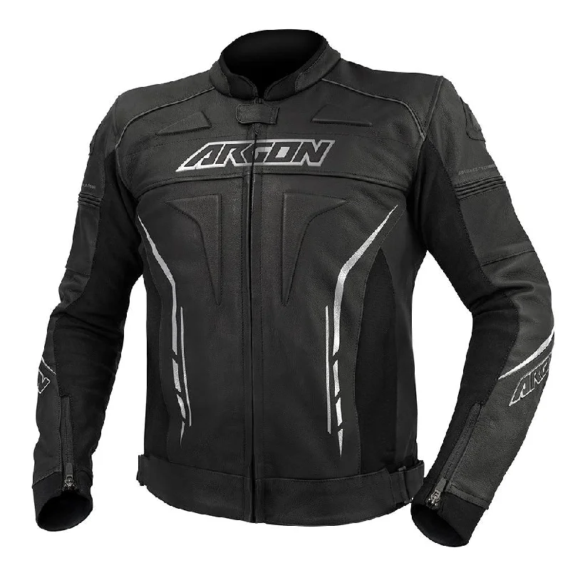 bicycle cleat innovation-ARGON SCORCHER JACKET - BLACK/WHITE