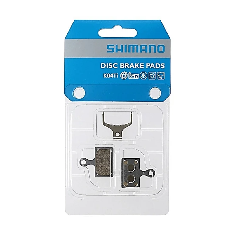 bicycle pedal noise-Shimano Disc Brake Pads K04Ti No Fin (Metal)