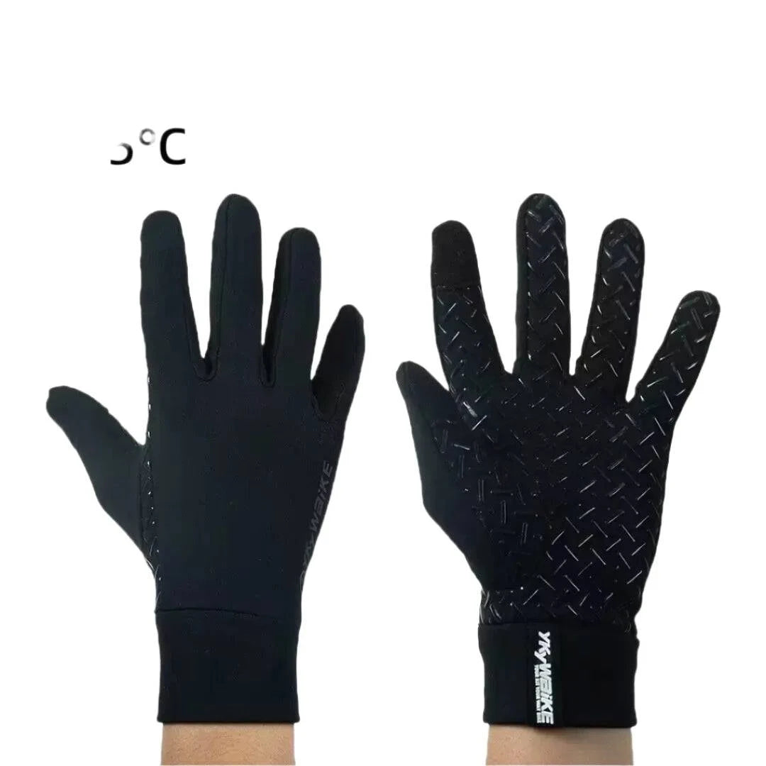 bicycle tire tuning-Winter Cycling Gloves Men Women Touch Screen Padded Bike Glove Water Resistant Windproof Warm AntiSlip Elastic Running