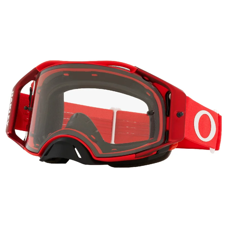 bicycle paint enhancement-OAKLEY AIRBRAKE GOGGLES - MOTO RED (CLEAR)