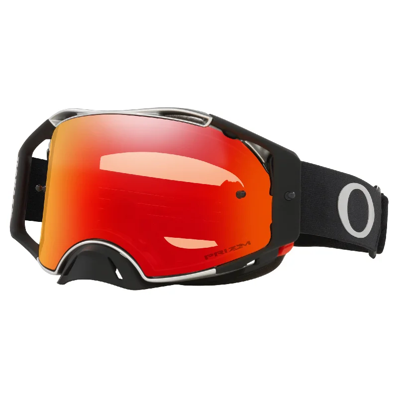 bicycle frame dampening-OAKLEY AIRBRAKE GOGGLES - TUFF BLOCKS BLACK GUNMETAL (PRIZM MX TORCH IRIDIUM)