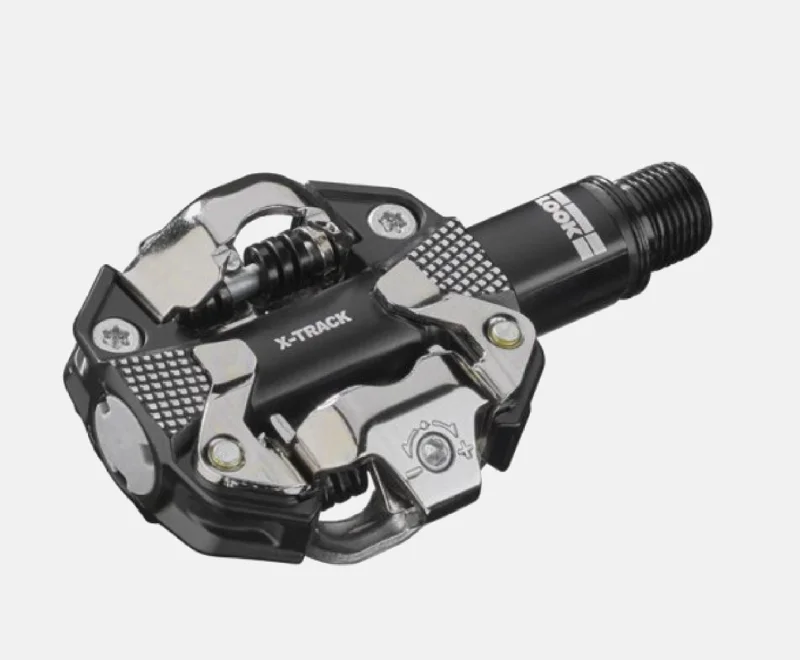 bicycle shoe innovation-Look X Track SPD Pedals Black