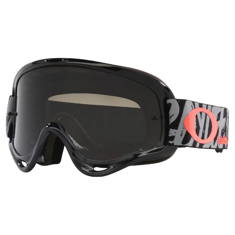 bicycle rust calibration-OAKLEY O-FRAME GOGGLES - TROY LEE DESIGNS PAINTED BLACK (DARK GREY)