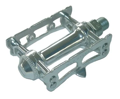 bicycle pedal improvement-MKS Sylvan Track Silver Pedal