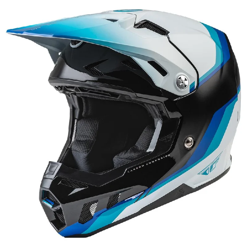 bicycle cleat tuning-FLY DRIVER FORMULA CC HELMET - BLACK/BLUE/WHITE