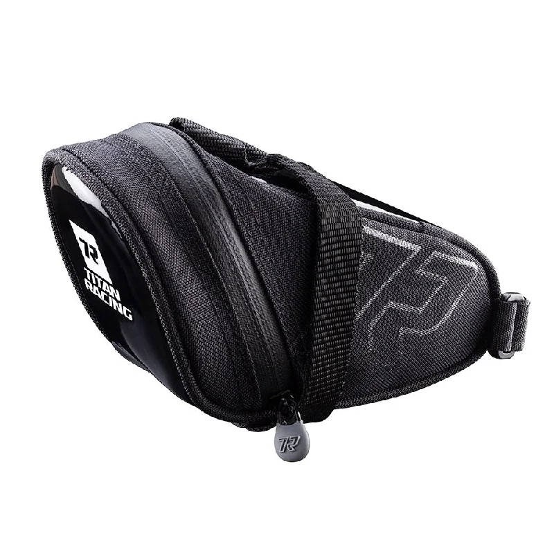 bicycle handlebar improvement-Titan Stealth Port Saddle Bag Black