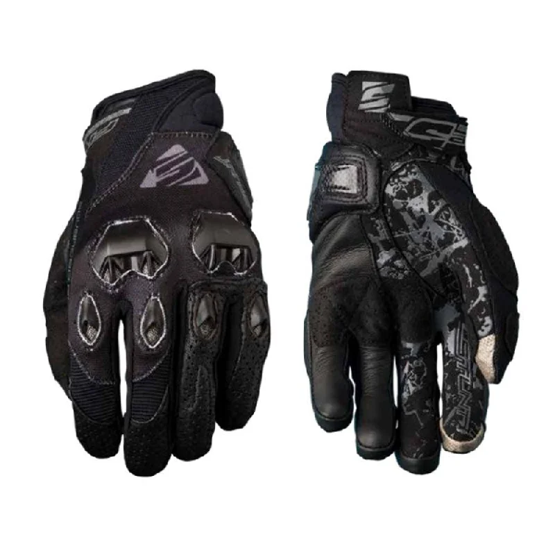 bicycle pad absorption-FIVE STUNT EVO LADIES GLOVES - BLACK