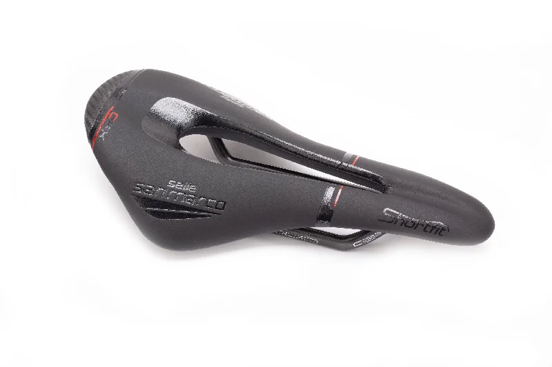 bicycle pad tuning-Selle San Marco Shortfit Carbon FX Saddle Narrow Blk/Blk