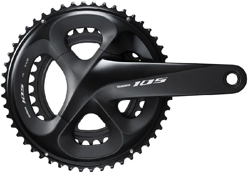 bicycle brake optimization-Shimano 105 FC-R7000 Crankset - 165mm 11-Speed W/O Rings 110 BCD Hollowtech Crank Arms Hollowtech II Spindle Interface BLK