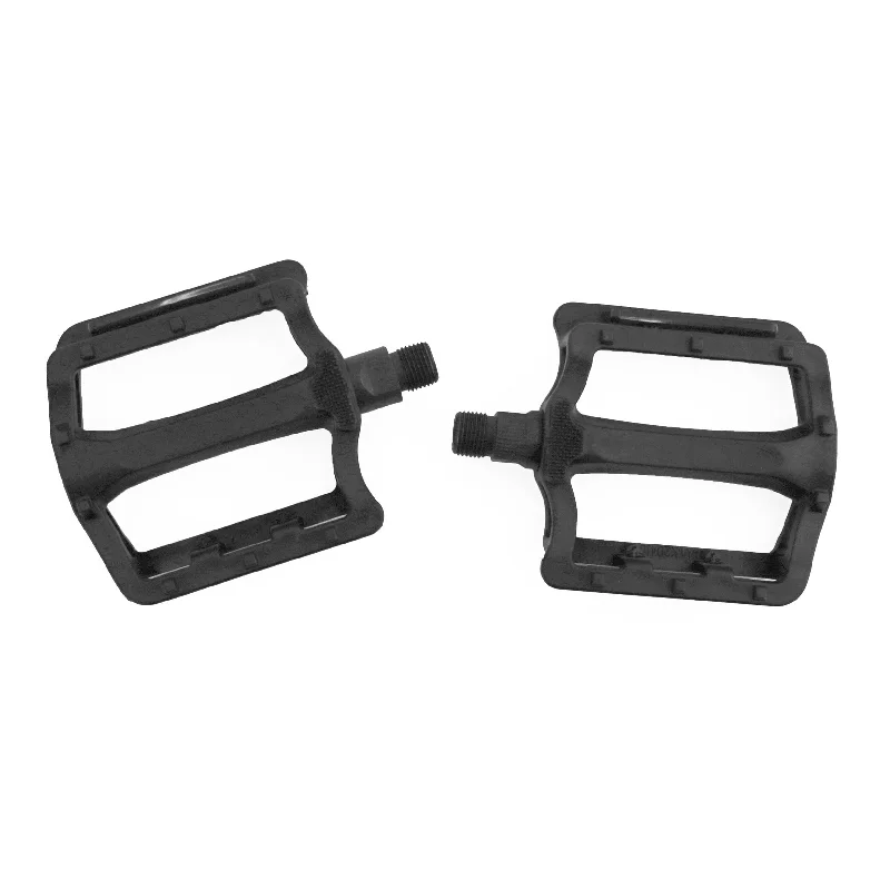 bicycle tire adjustment-BikeSmart Resin Flat Pedals