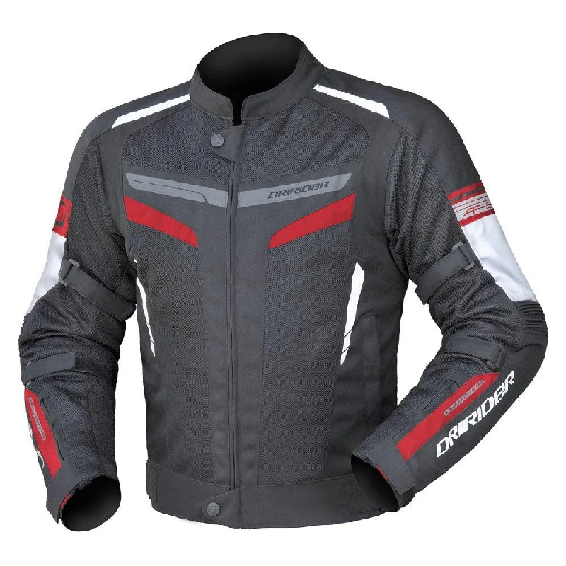 bicycle handlebar handling-DRIRIDER AIR-RIDE 5 JACKET - BLACK/RED