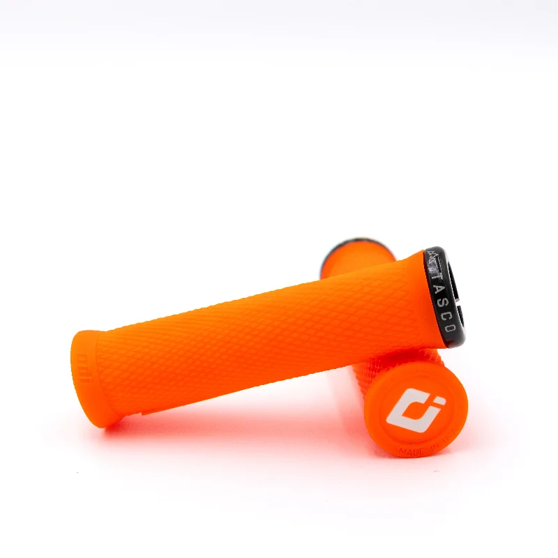 bicycle stand shock-TASCO x ODI - Elite Flow Lock-on Grips (Orange)