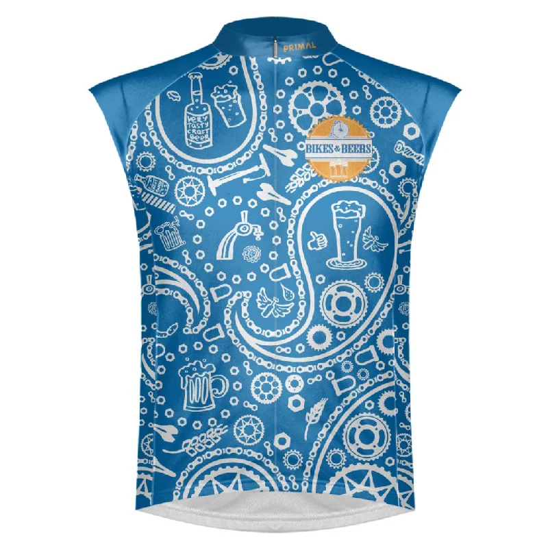 bicycle saddle alignment-Paisley Chain Sleeveless Jersey