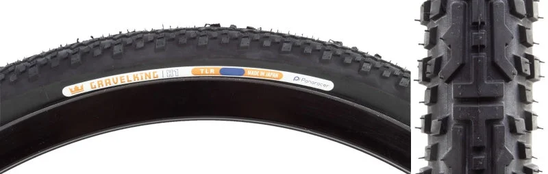 bicycle sidewall engineering-Panaracer GravelKing X1 Tire - 700 x 45 Tubeless Folding Black