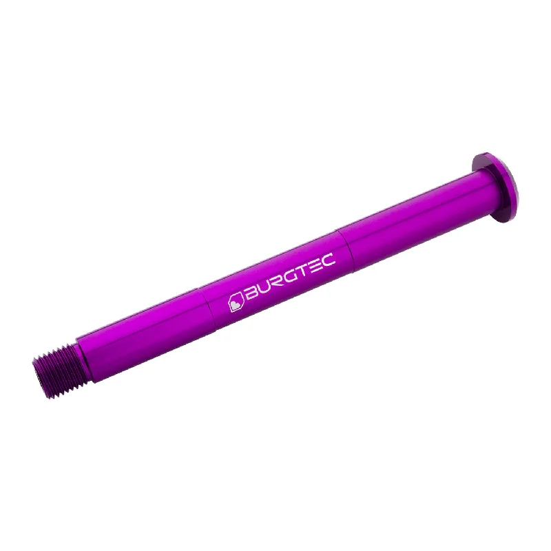 bicycle frame traction-Burgtec Fox Fork Pre-2021 Axle 15x110mm - Purple Rain