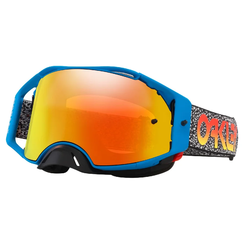 bicycle pad design-OAKLEY AIRBRAKE GOGGLES - BLUE CRACKLE (PRIZM MX TORCH)