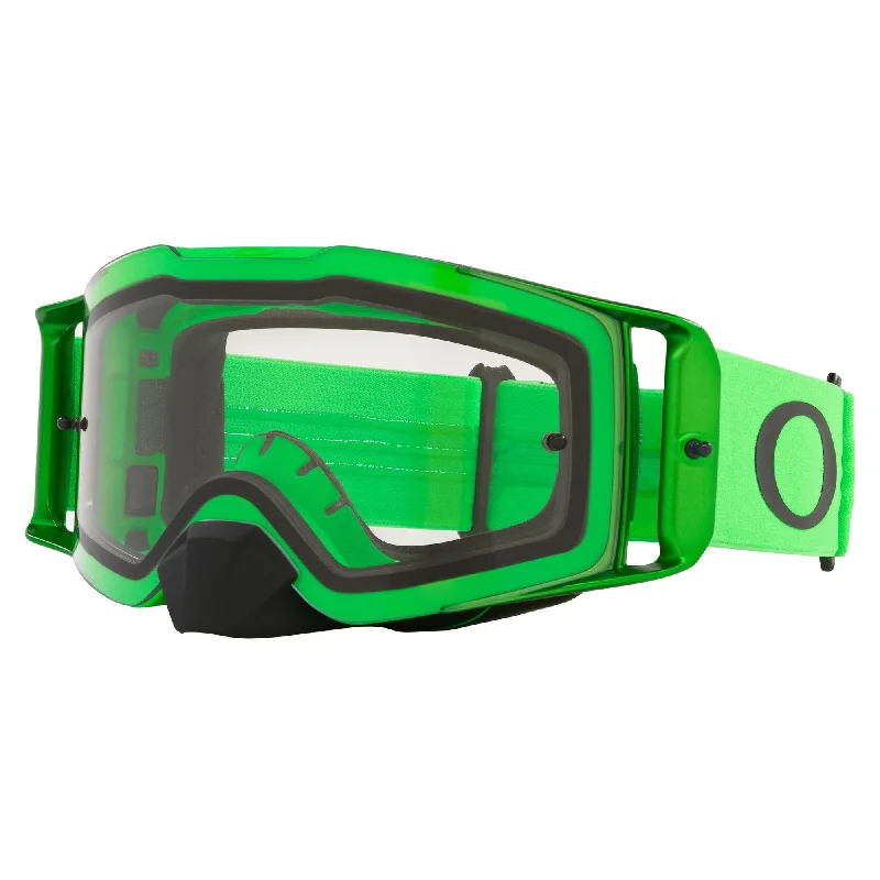 bicycle pedal adaptation-OAKLEY FRONT LINE GOGGLES - MOTO GREEN (CLEAR)