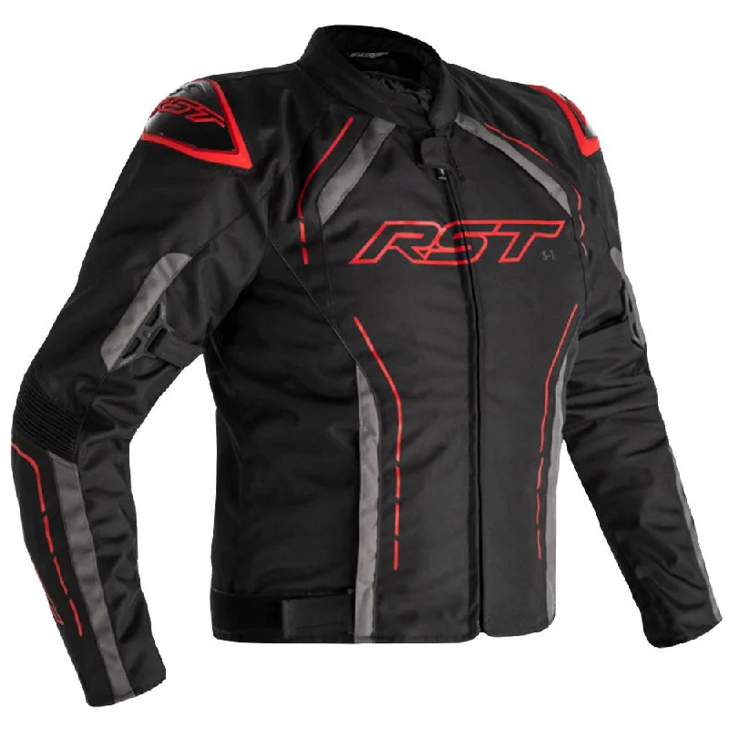 bicycle pump calibration-RST S1 SPORT WP JACKET - BLACK/FLUO RED