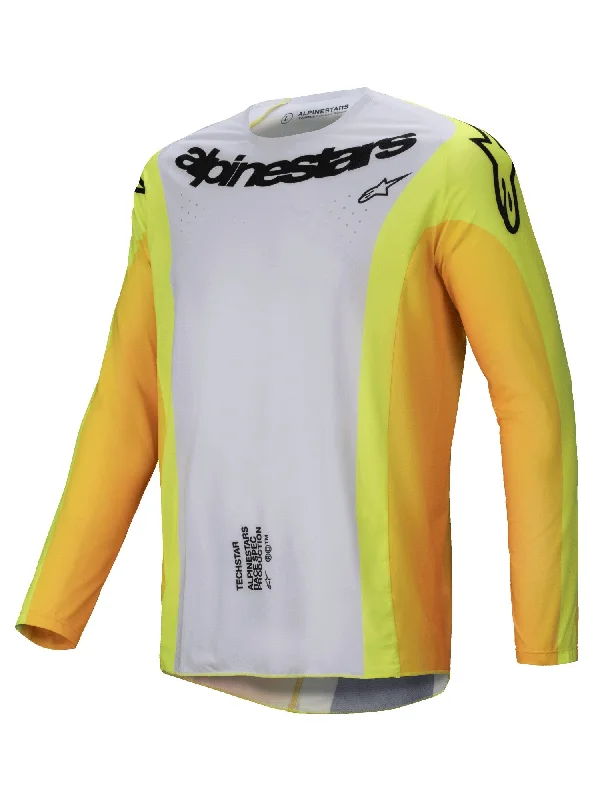 bicycle tire upgrade-ALPINESTARS 2025 TECHSTAR MELT JERSEY - YELLOW BLACK