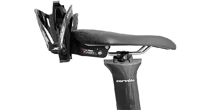 bicycle rotor control-XLAB Turbo Wing w/Xenon Cages Saddle Mounted Dual Water Bottle Carrier System