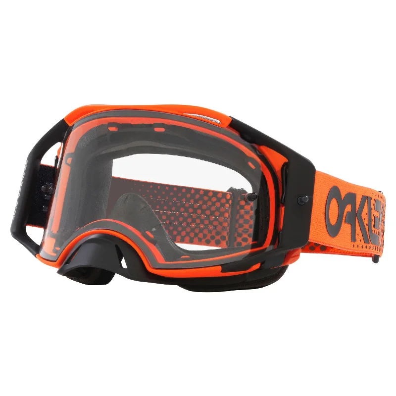 bicycle frame vibration-OAKLEY AIRBRAKE GOGGLES - MOTO ORANGE B1B (CLEAR)