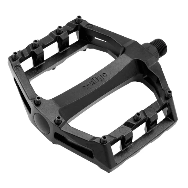 bicycle shoe adaptation-Wellgo B-354DU Alloy Flat Pedals