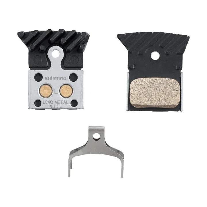 bicycle cleaner traction-Shimano Disc Brake Pads L04C (Metal)