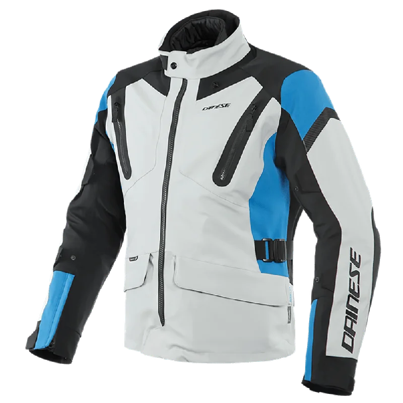 bicycle gear noise-DAINESE TONALE D-DRY® JACKET - GLACIER GREY/PERFORMANCE BLUE/BLACK