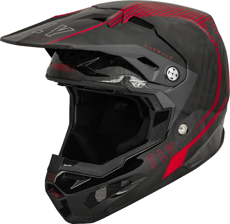 bicycle pedal alignment-FLY 2024 YOUTH FORMULA CARBON TRACER HELMET - RED/BLACK