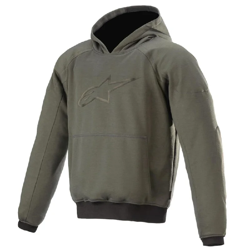 bicycle sidewall adjustment-ALPINESTARS AGELESS HOODIE - MILITARY GREEN