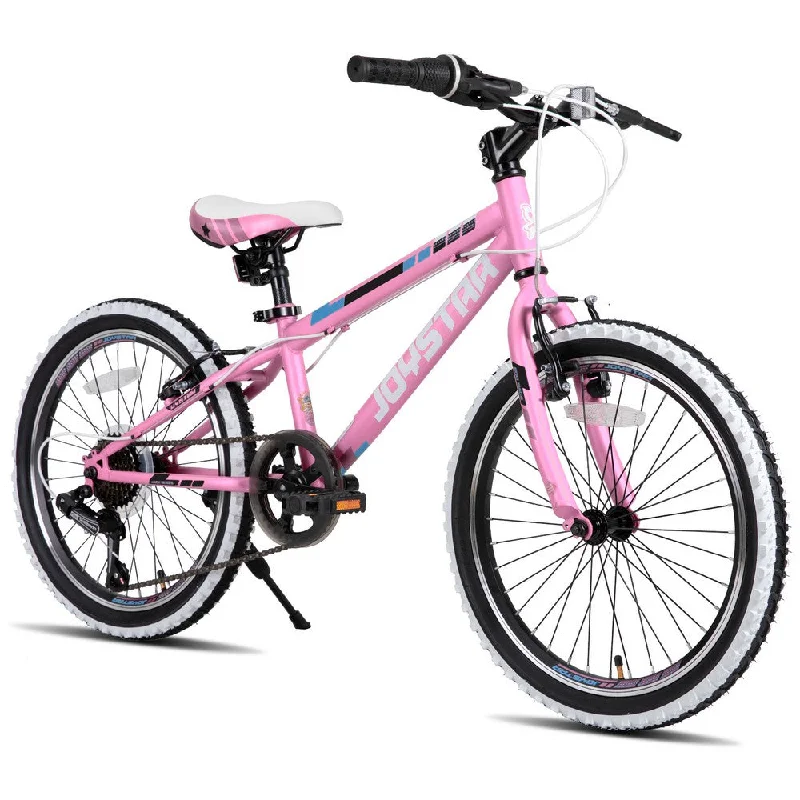 bicycle stand personalization-JOYSTAR Lubbock 20" 24" Kids Mountain Bike 7-Speed Bicycle