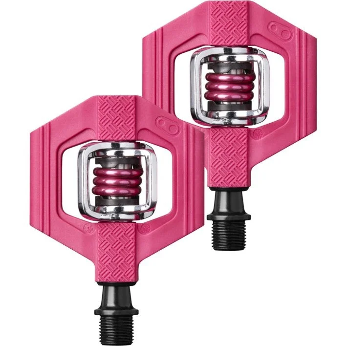 bicycle sprint handling-Crankbrothers Pedals Candy 1 Pink